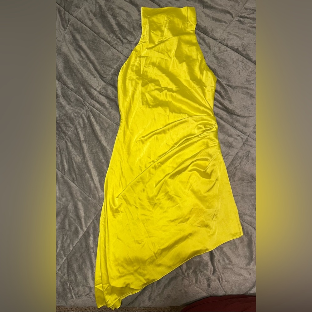 Do + Be High Neck Asymmetrical Halter Dress, Size S, NWT